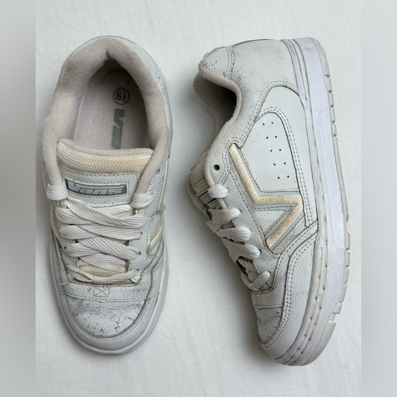 Vintage 2002 Vans Upland Y2K Leather Fat Tongue Chunky Skater Shoes Sneakers 8.5 - Picture 1 of 16